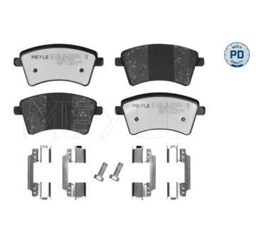 Sada brzdových destiček, kotoučová brzda MEYLE 025 246 9318/PD