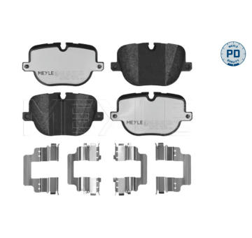 Sada brzdových destiček, kotoučová brzda MEYLE 025 250 8517/PD
