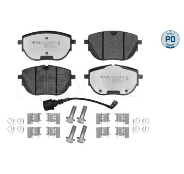 Sada brzdových destiček, kotoučová brzda MEYLE 025 262 6818/PD