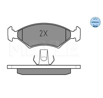 Sada brzdových destiček, kotoučová brzda MEYLE 025 207 5318