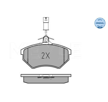Sada brzdových destiček, kotoučová brzda Meyle 025 209 0119/W