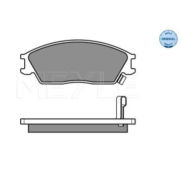 Sada brzdových destiček, kotoučová brzda MEYLE 025 210 1214/W