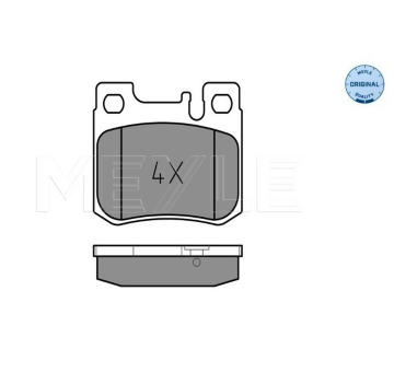 Sada brzdových destiček, kotoučová brzda MEYLE 025 213 0115