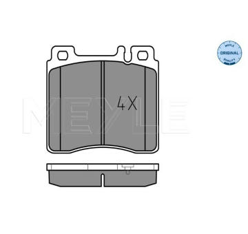 Sada brzdových destiček, kotoučová brzda MEYLE 025 213 0318