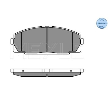 Sada brzdových destiček, kotoučová brzda MEYLE 025 214 6815