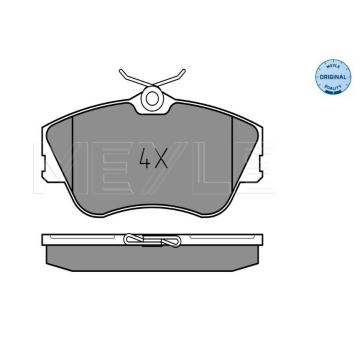 Sada brzdových destiček, kotoučová brzda MEYLE 025 214 7919