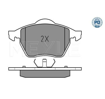 Sada brzdových destiček, kotoučová brzda MEYLE 025 216 2419/PD