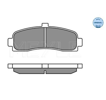 Sada brzdových destiček, kotoučová brzda MEYLE 025 216 2615