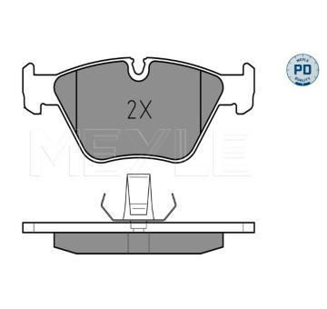 Sada brzdových destiček, kotoučová brzda MEYLE 025 216 7720/PD