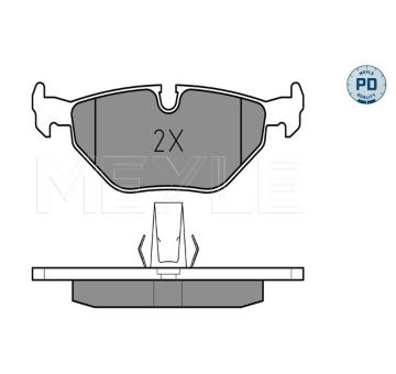 Sada brzdových destiček, kotoučová brzda MEYLE 025 216 9117/PD