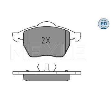 Sada brzdových destiček, kotoučová brzda MEYLE 025 218 4819/PD