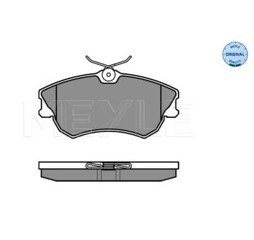 Sada brzdových destiček, kotoučová brzda MEYLE 025 218 8818