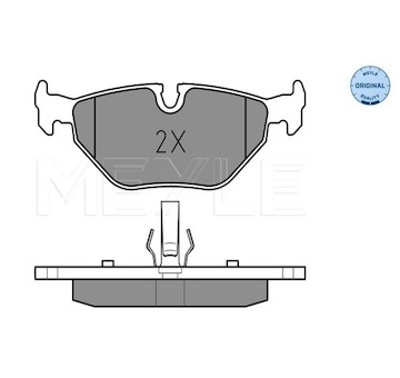 Sada brzdových destiček, kotoučová brzda Meyle 025 219 3417