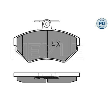 Sada brzdových destiček, kotoučová brzda MEYLE 025 219 4516/PD
