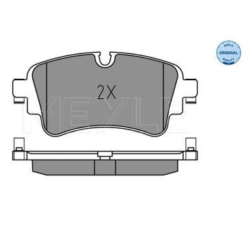 Sada brzdových destiček, kotoučová brzda MEYLE 025 223 0817