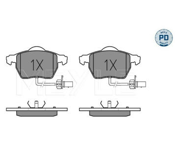 Sada brzdových destiček, kotoučová brzda MEYLE 025 230 1820/PD