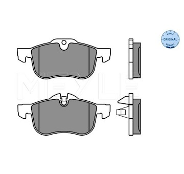 Sada brzdových destiček, kotoučová brzda Meyle 025 231 1218