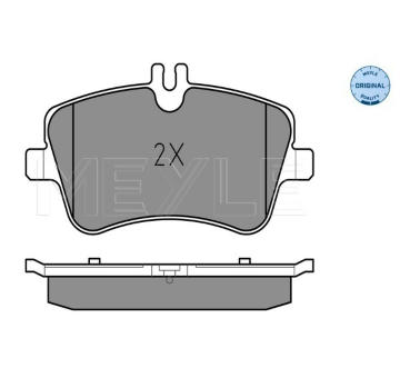 Sada brzdových destiček, kotoučová brzda MEYLE 025 231 4419