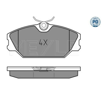 Sada brzdových destiček, kotoučová brzda MEYLE 025 231 7218/PD