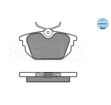 Sada brzdových destiček, kotoučová brzda MEYLE 025 231 7714