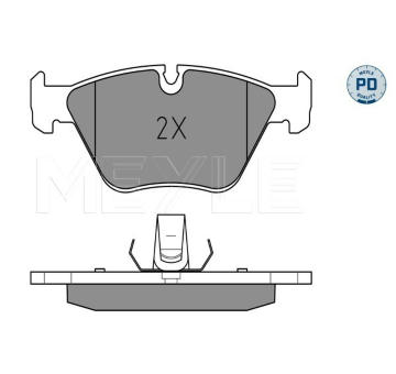 Sada brzdových destiček, kotoučová brzda MEYLE 025 231 8320/PD