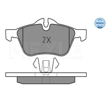 Sada brzdových destiček, kotoučová brzda Meyle 025 232 8118