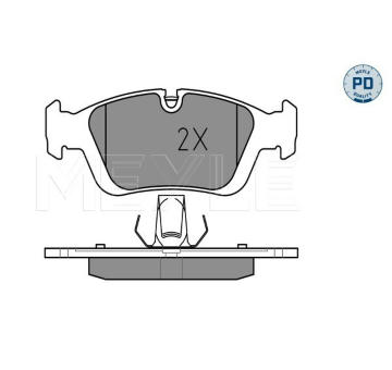 Sada brzdových destiček, kotoučová brzda MEYLE 025 232 8717/PD
