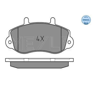 Sada brzdových destiček, kotoučová brzda MEYLE 025 233 0218
