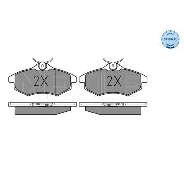 Sada brzdových destiček, kotoučová brzda MEYLE 025 234 0719