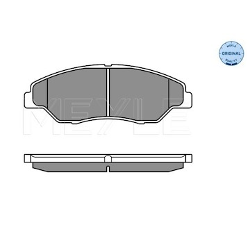 Sada brzdových destiček, kotoučová brzda Meyle 025 234 4215/W