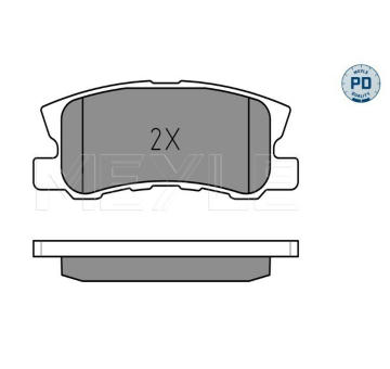 Sada brzdových destiček, kotoučová brzda MEYLE 025 235 8216/PD