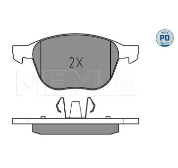 Sada brzdových destiček, kotoučová brzda MEYLE 025 237 2318/PD