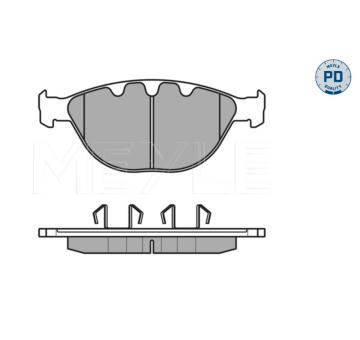 Sada brzdových destiček, kotoučová brzda MEYLE 025 237 9120/PD