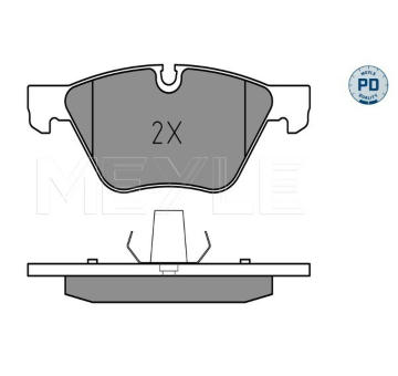Sada brzdových destiček, kotoučová brzda MEYLE 025 237 9420/PD