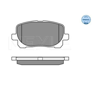 Sada brzdových destiček, kotoučová brzda MEYLE 025 238 3617