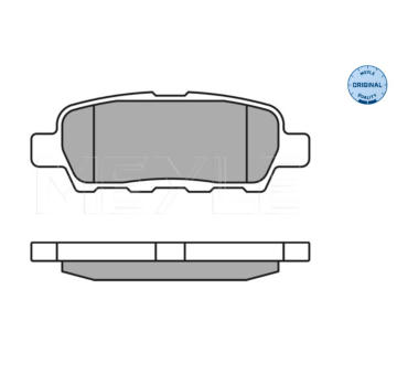 Sada brzdových destiček, kotoučová brzda MEYLE 025 238 7114/W