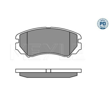 Sada brzdových destiček, kotoučová brzda MEYLE 025 238 9116/PD