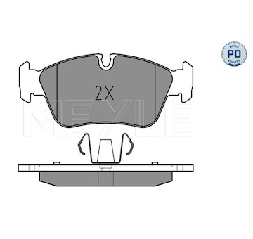 Sada brzdových destiček, kotoučová brzda MEYLE 025 239 3517/PD
