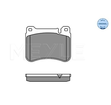 Sada brzdových destiček, kotoučová brzda Meyle 025 239 4516