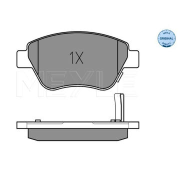 Sada brzdových destiček, kotoučová brzda MEYLE 025 239 8217/W