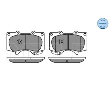 Sada brzdových destiček, kotoučová brzda MEYLE 025 240 2417/W
