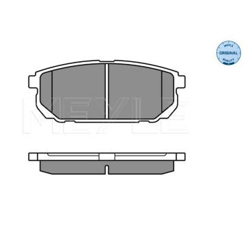 Sada brzdových destiček, kotoučová brzda MEYLE 025 240 5815/W