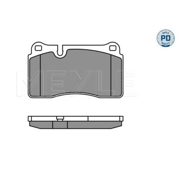 Sada brzdových destiček, kotoučová brzda MEYLE 025 240 9817/PD