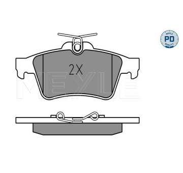 Sada brzdových destiček, kotoučová brzda MEYLE 025 241 3716/PD