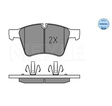 Sada brzdových destiček, kotoučová brzda Meyle 025 241 5120