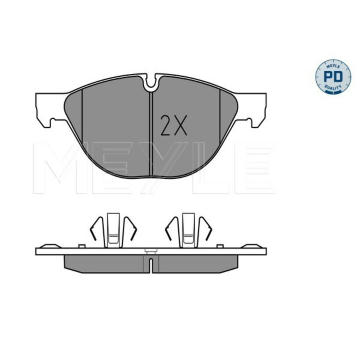 Sada brzdových destiček, kotoučová brzda MEYLE 025 241 7219/PD