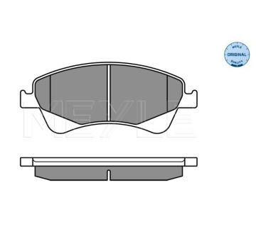 Sada brzdových destiček, kotoučová brzda MEYLE 025 242 0419/W