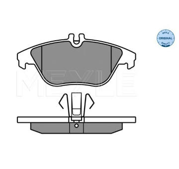 Sada brzdových destiček, kotoučová brzda Meyle 025 242 5317
