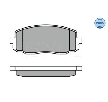 Sada brzdových destiček, kotoučová brzda MEYLE 025 242 7516/W