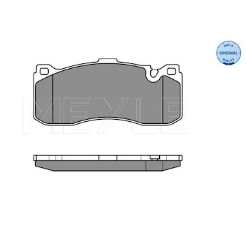 Sada brzdových destiček, kotoučová brzda Meyle 025 243 1617